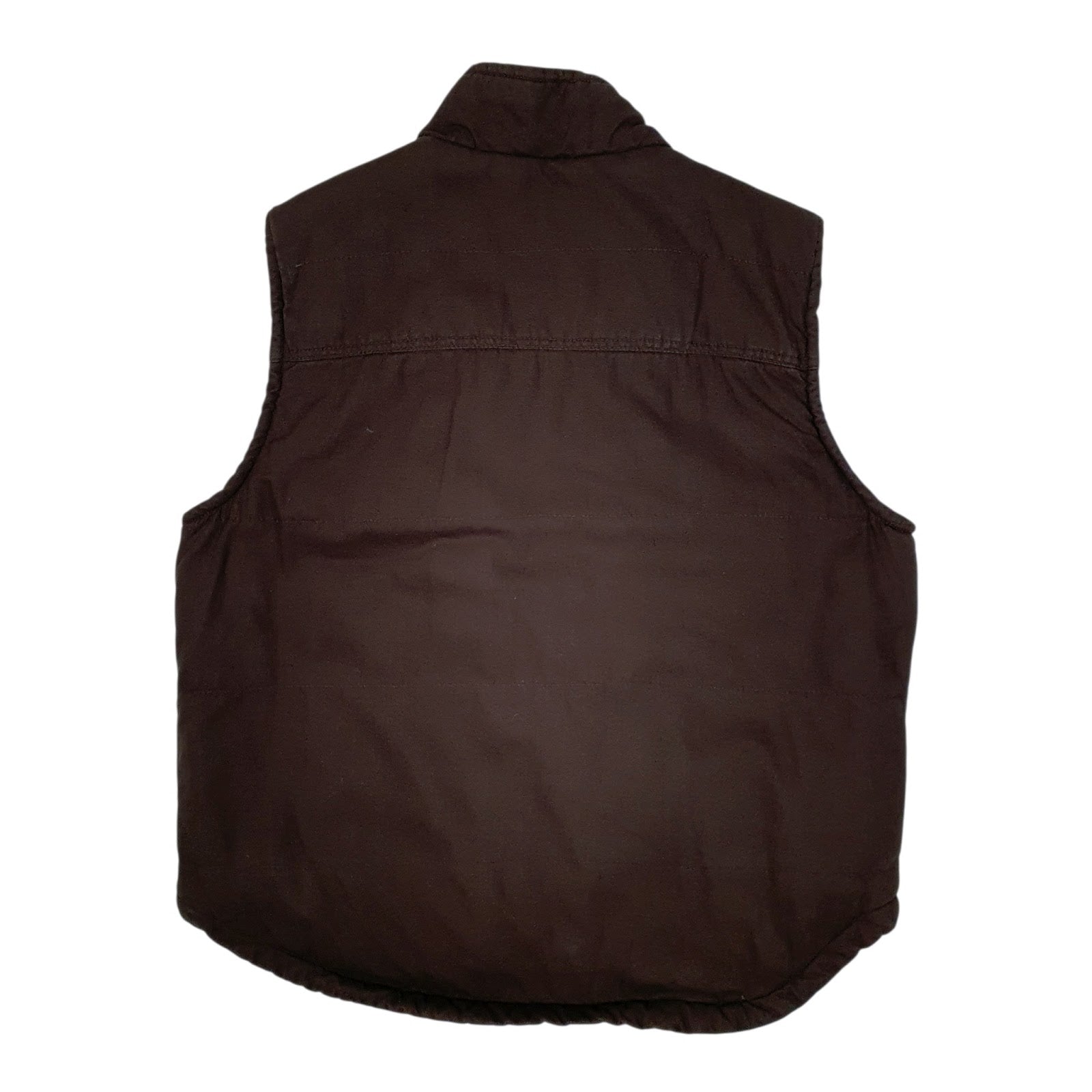 Mens Brown Lee Vest Bodywarmer Sherpa Lined  Coat