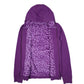 Womens Purple Calvin Klein Fleece Lined Full Zip Jumper