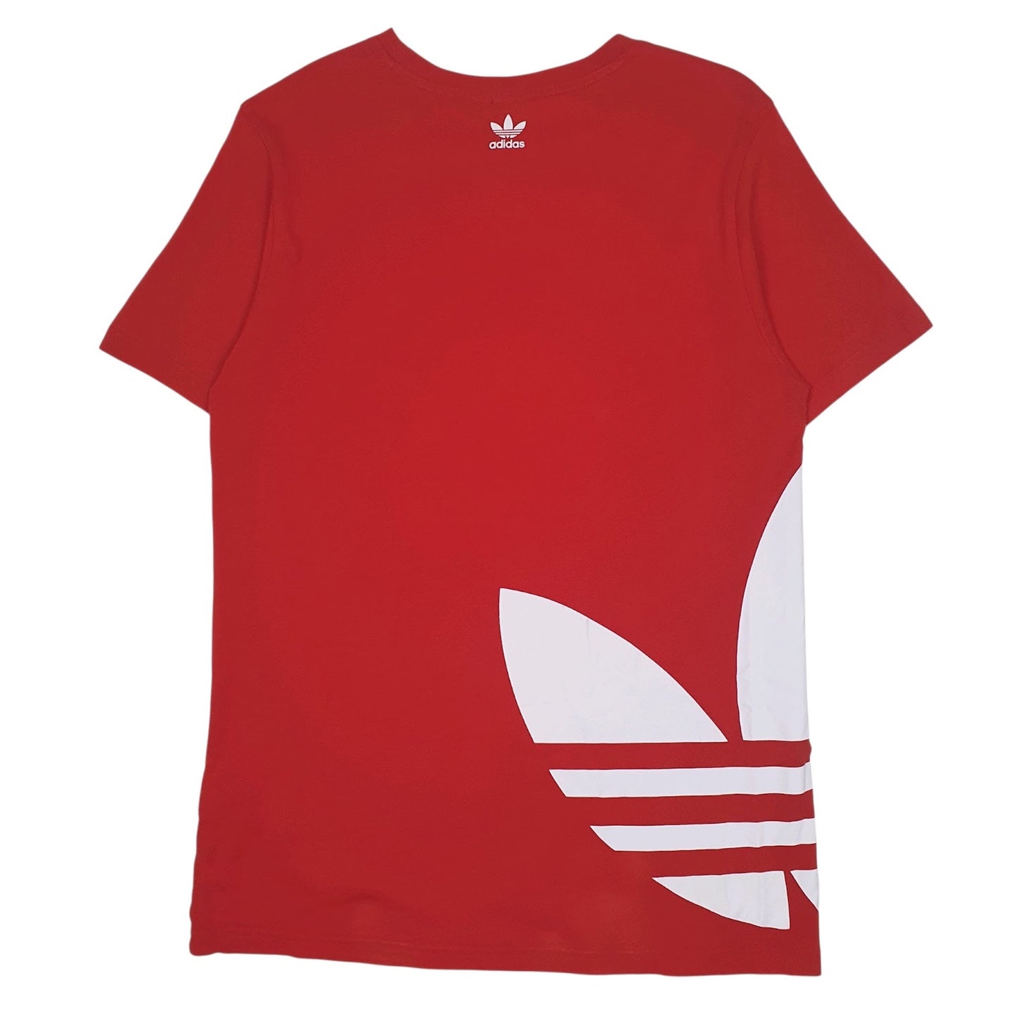 Mens Red Adidas   T Shirt