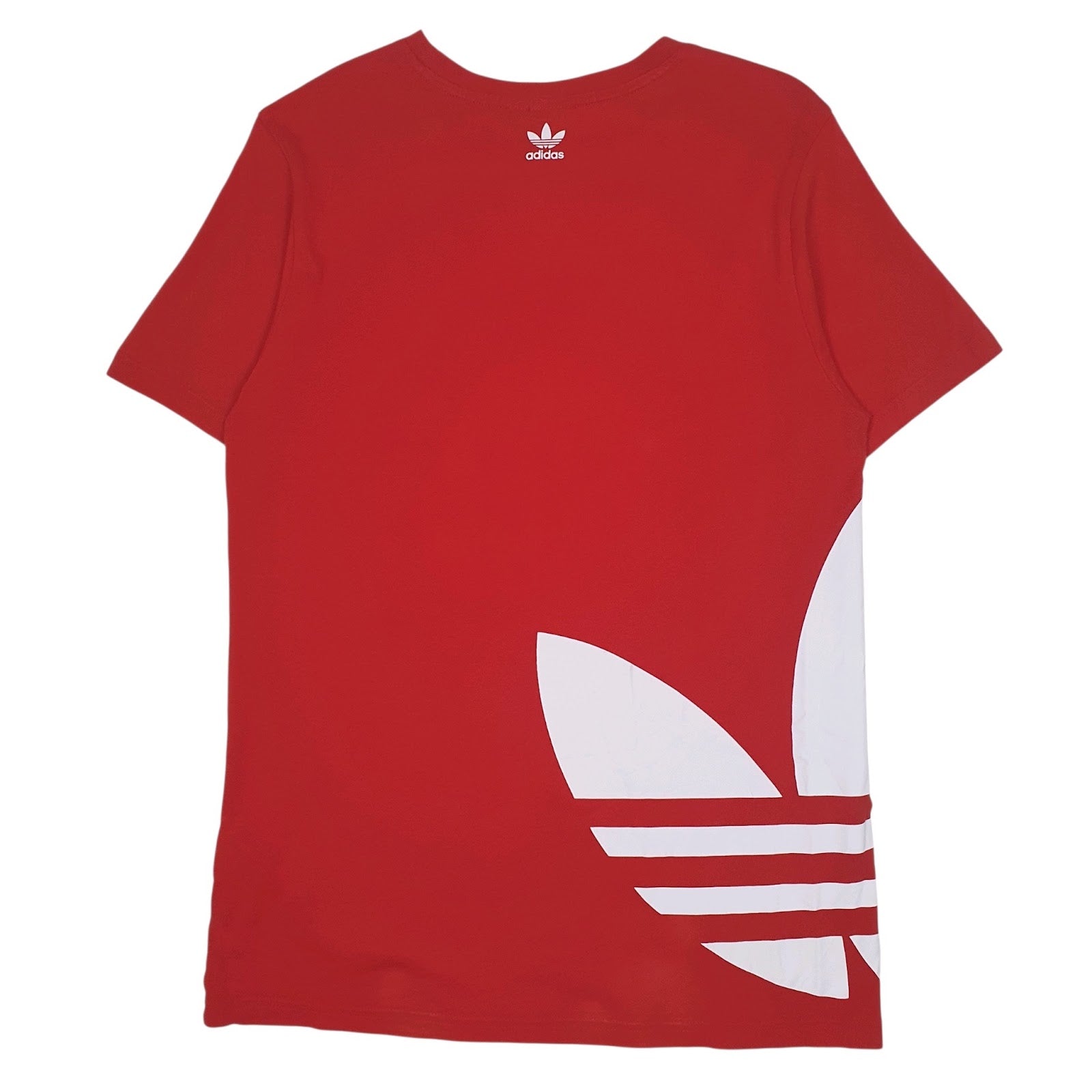 Mens Red Adidas   T Shirt