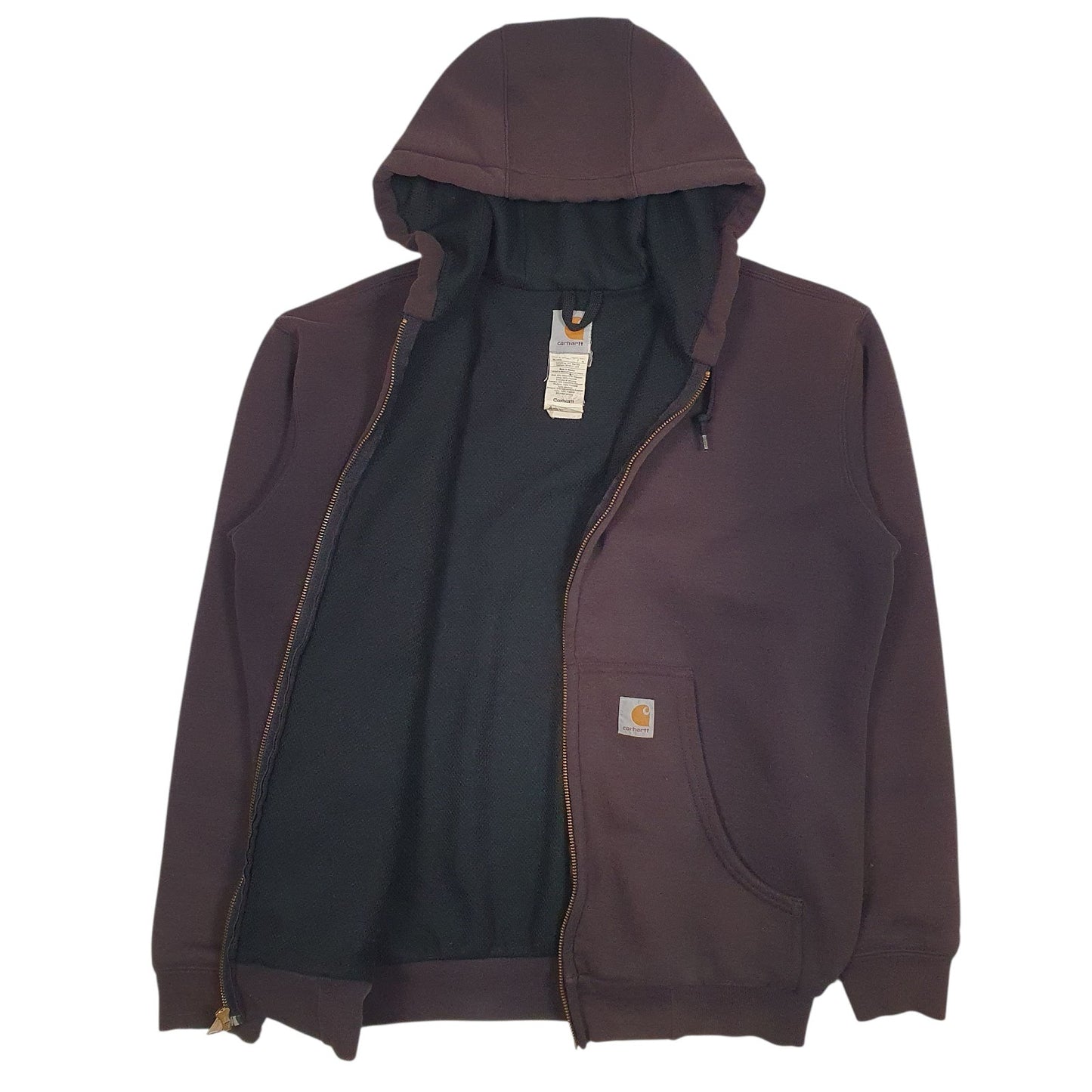 Mens Black Carhartt  Full Zip Jumper