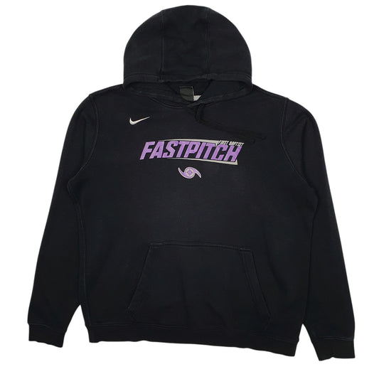 Mens Black Nike First Baptist Fast Pitch Hoodie Jumper