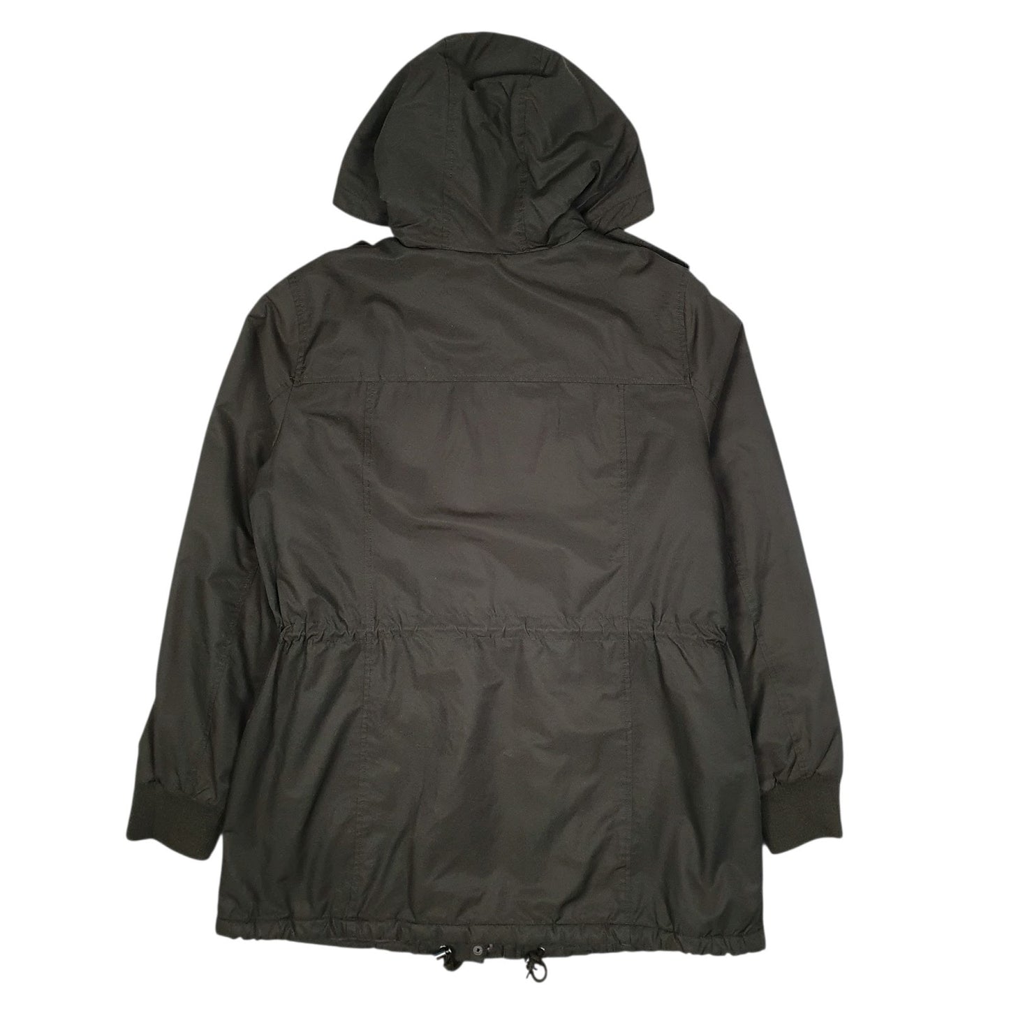 Womens Green Levis Sherpa Lined  Coat
