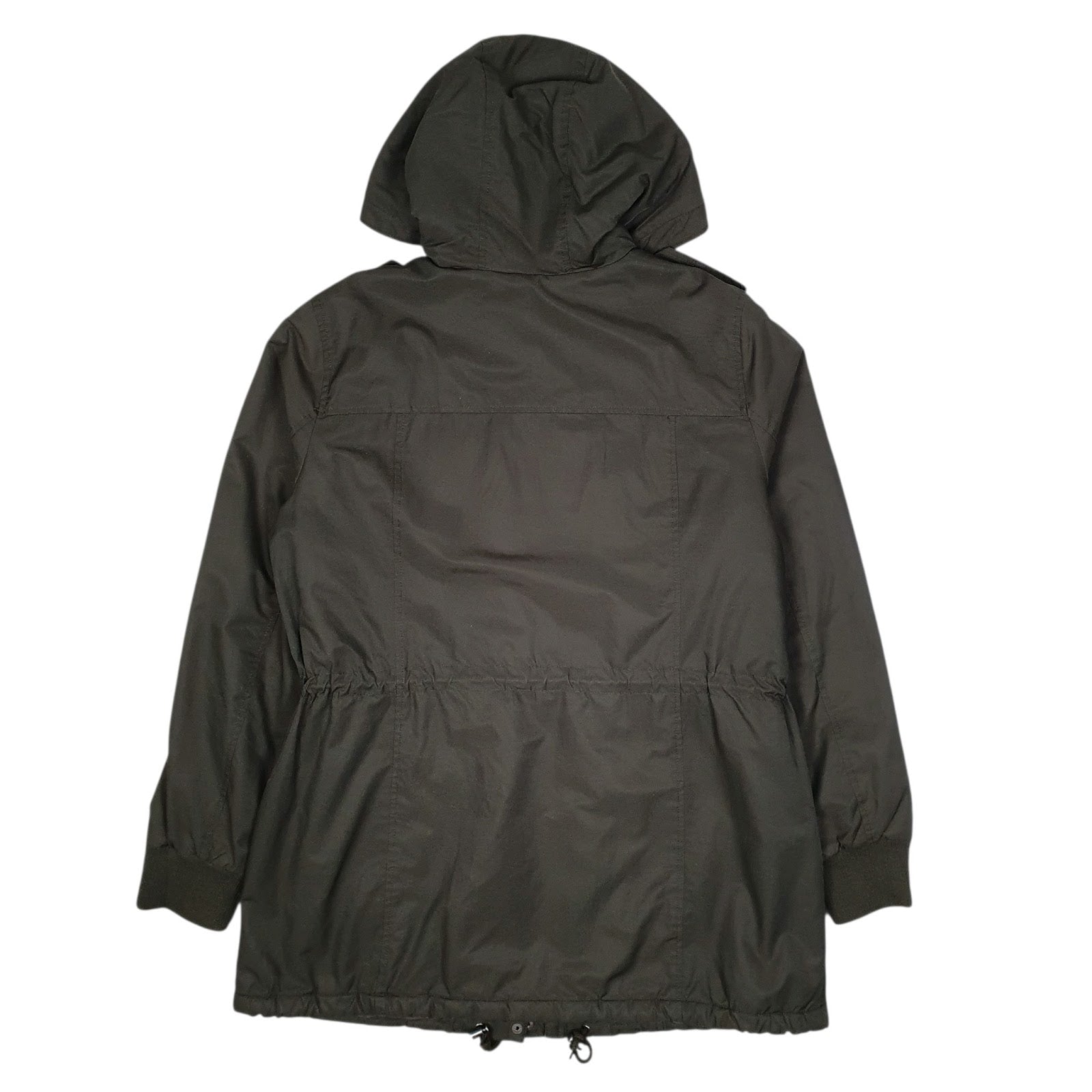 Womens Green Levis Sherpa Lined  Coat