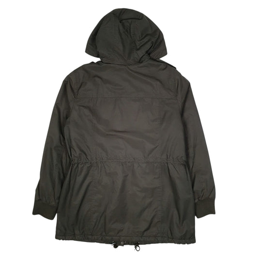 Womens Green Levis Sherpa Lined  Coat