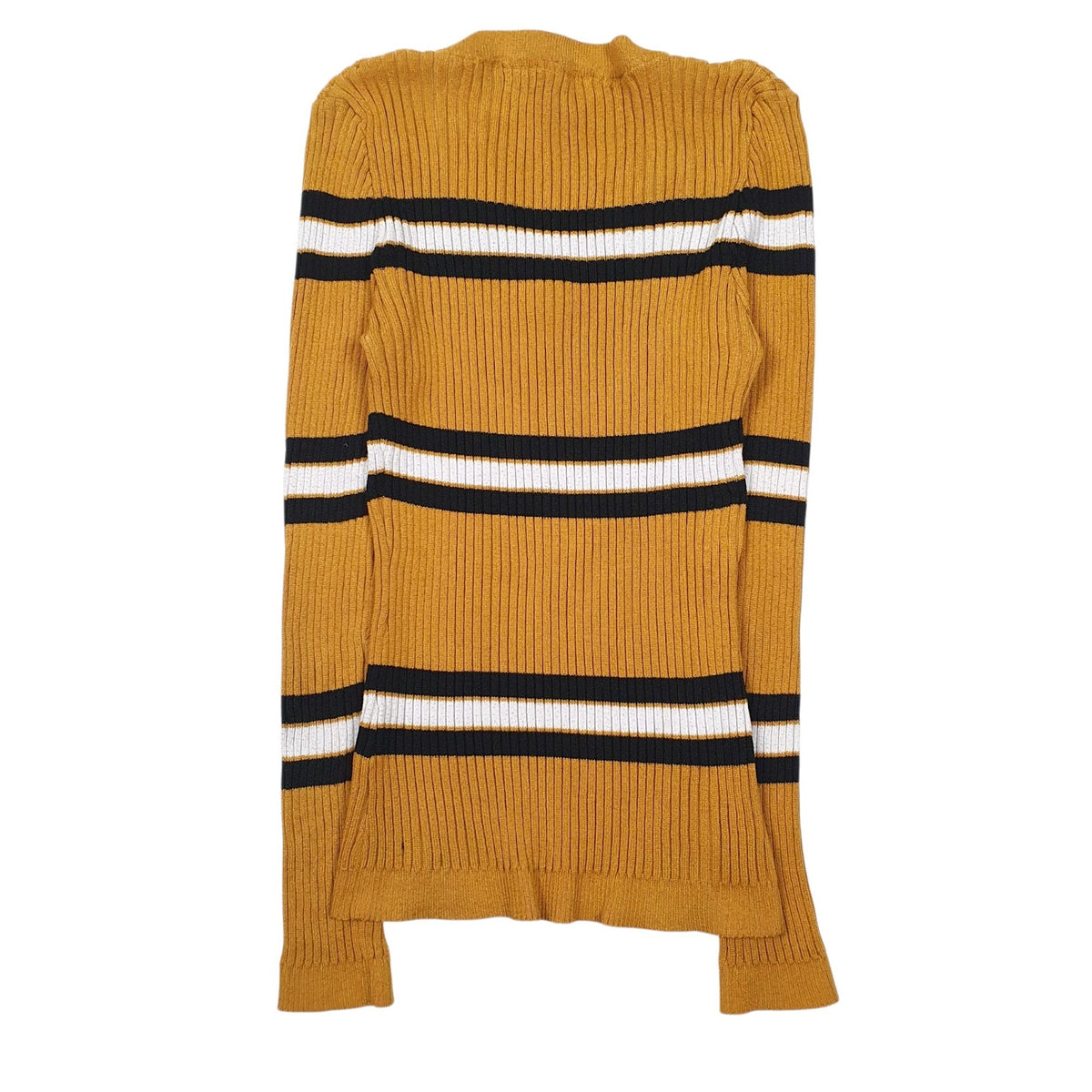 Womens Yellow L.A. Knit Collection  V Neck Jumper