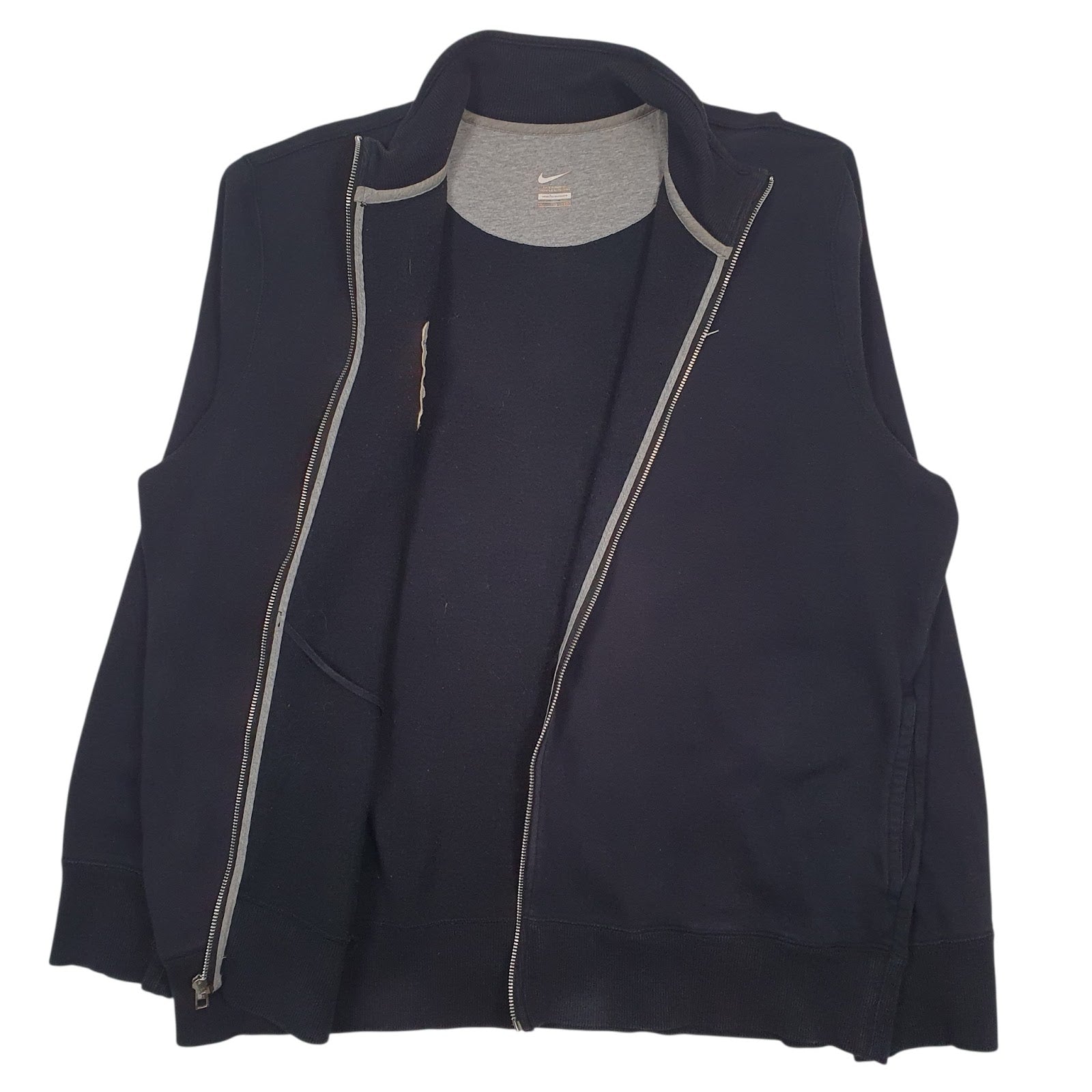 Mens Black Nike  Full Zip Jumper