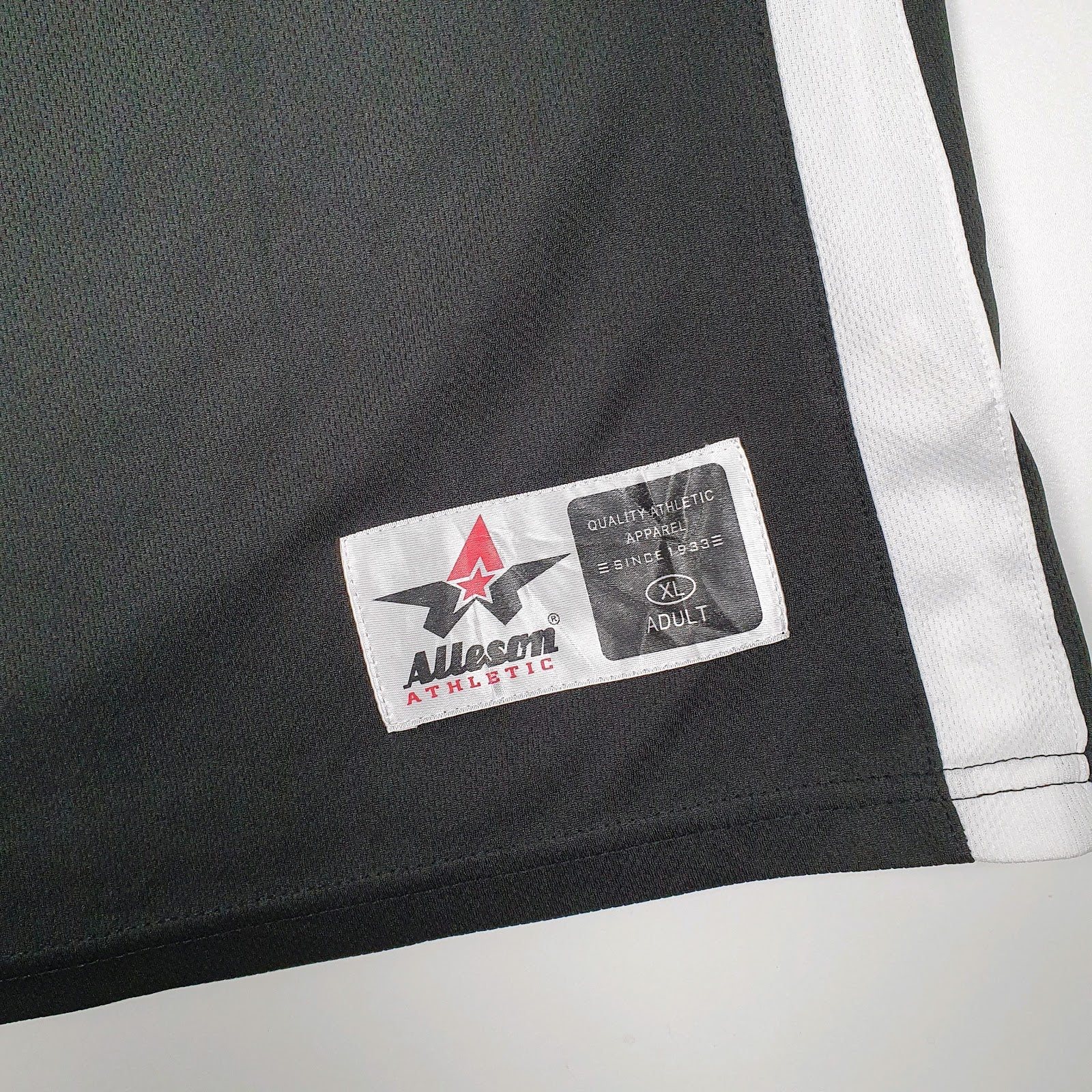 Mens White Alleson Athletic Basketball Jersey Reversible  T Shirt