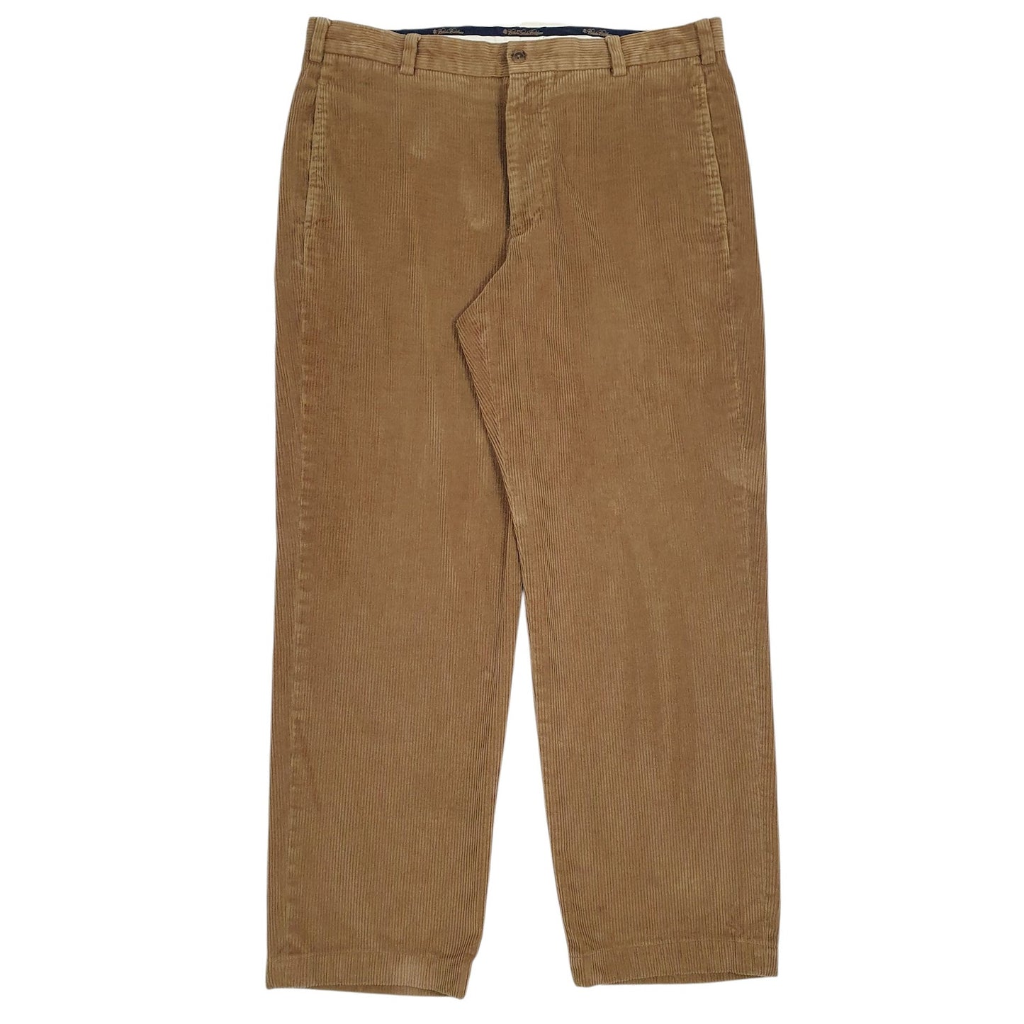 Mens Brown Brooks Brothers Hudson Corduroy Trousers