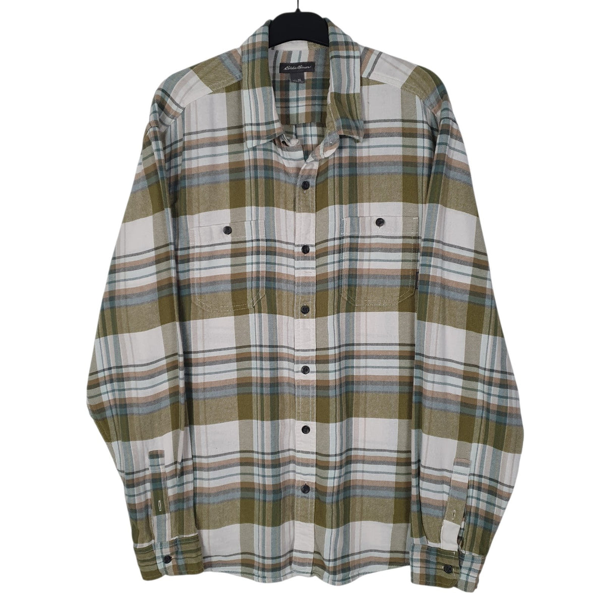 Mens Green Eddie Bauer  Long Sleeve Shirt