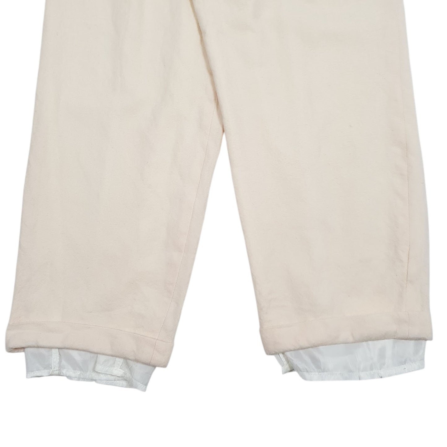 Womens Cream Lauren Ralph Lauren Pleated Hoodie Trousers