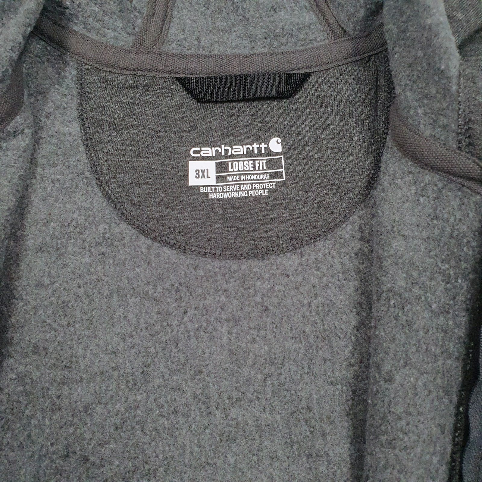 Mens Grey Carhartt  Full Zip Jumper