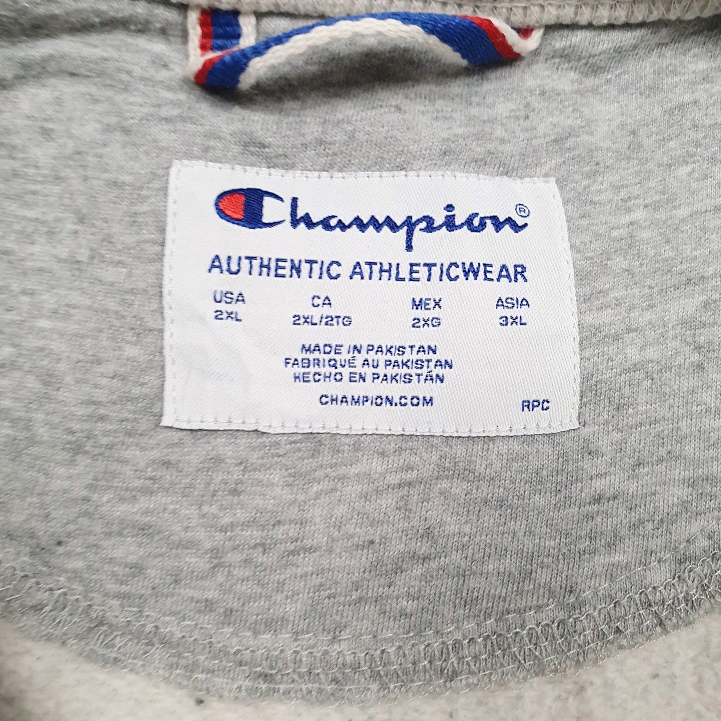 Mens Grey Champion  Crewneck Jumper