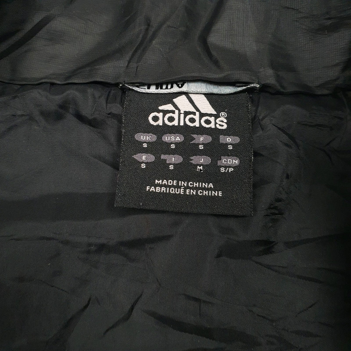 Mens Black Adidas   Coat