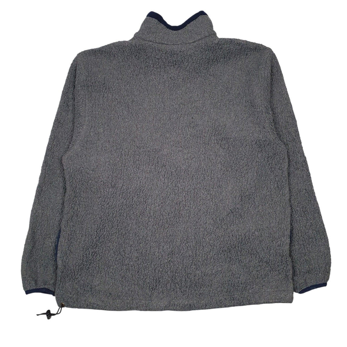 Mens Grey L.L.Bean Vintage 90s Made In USA Quarter Zip Jumper