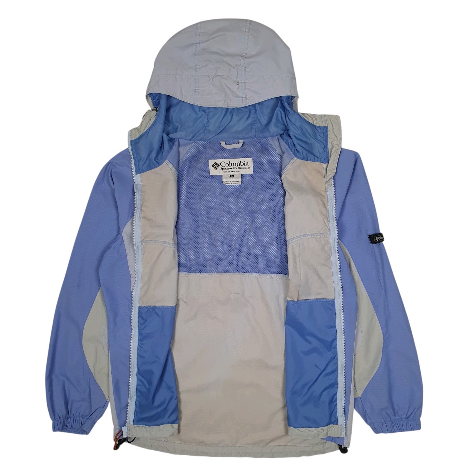 Womens Blue Columbia Sportswear Company Packable Crewneck Coat