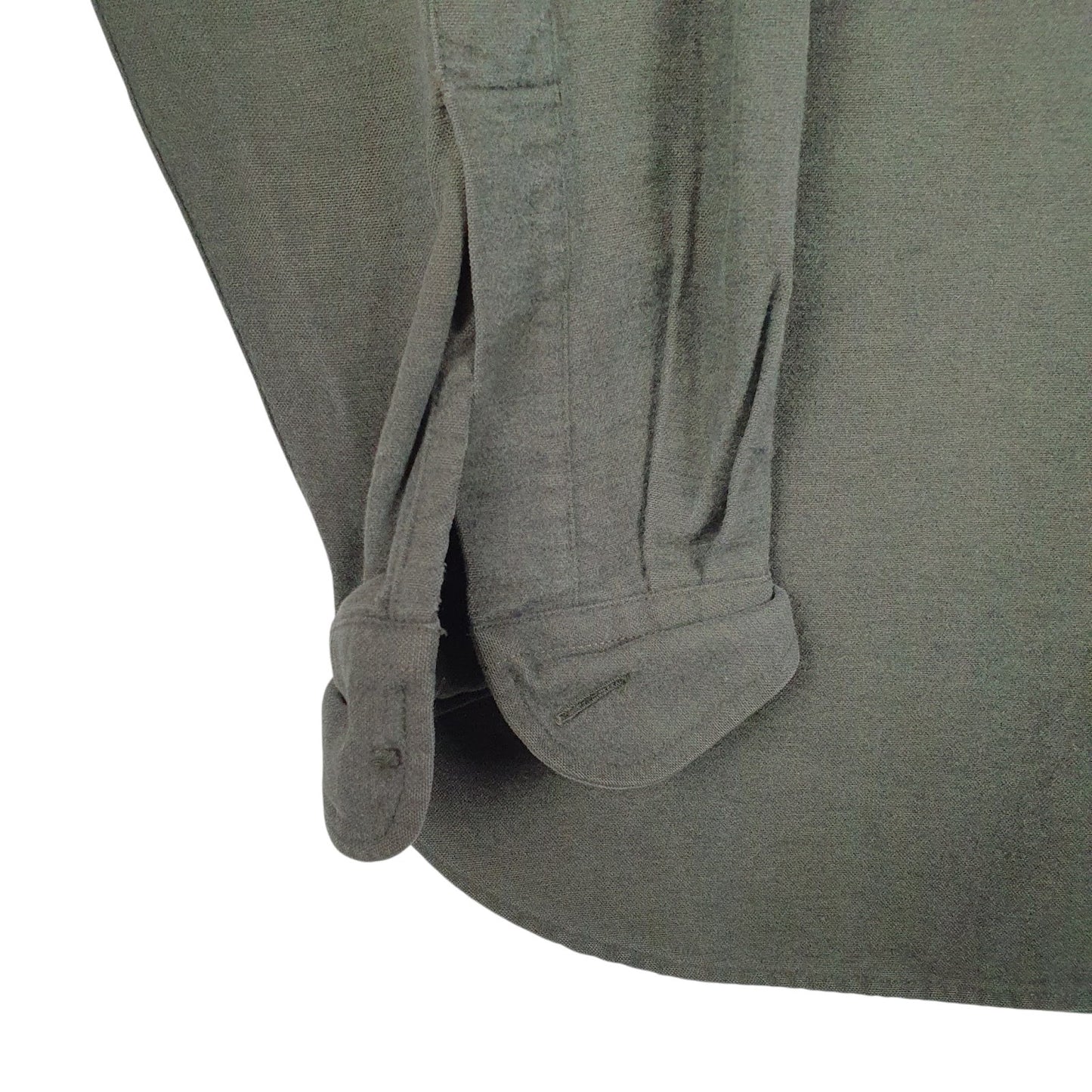 Mens Green L.L.Bean Chamois  Shirt