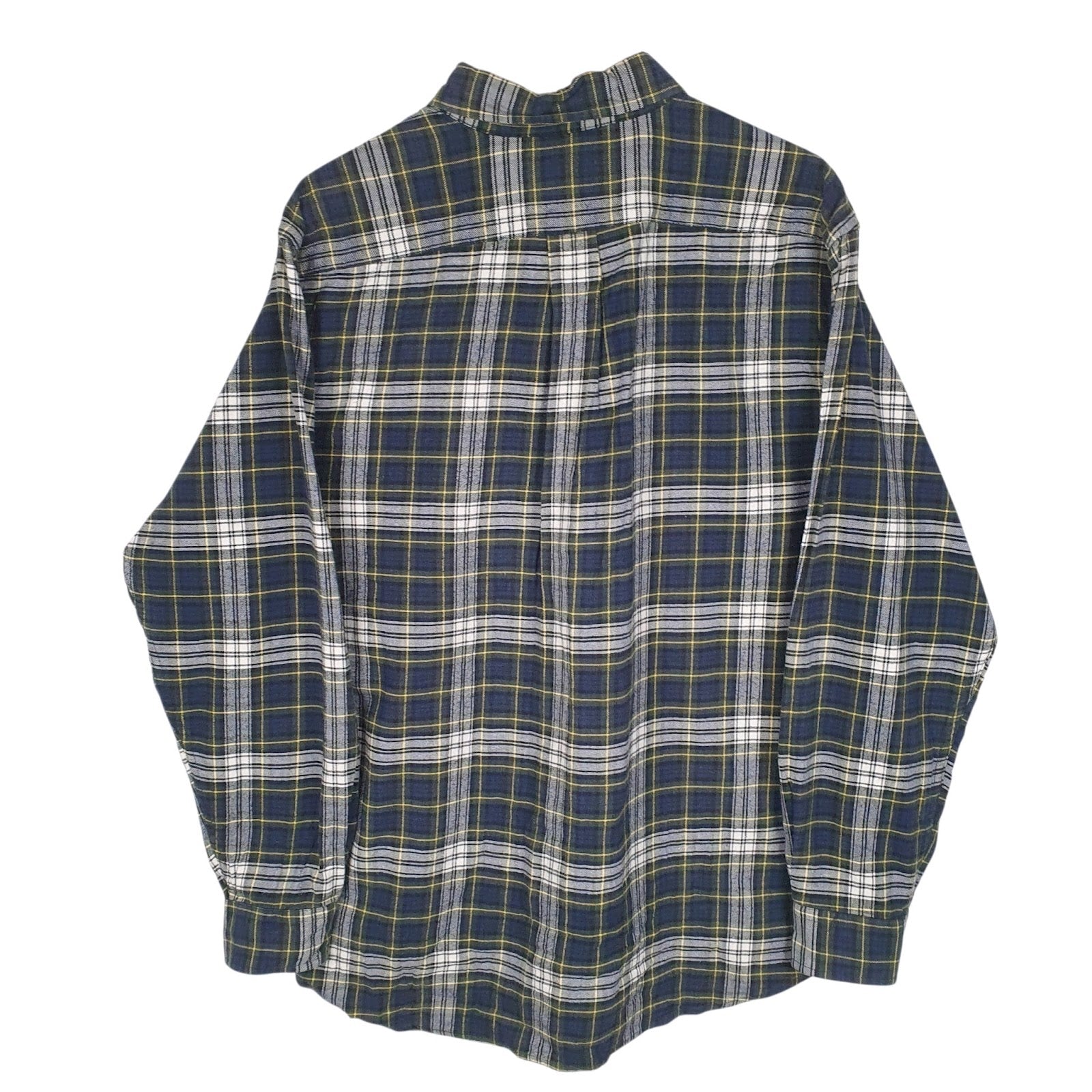 Mens Navy Eddie Bauer Flannel  Shirt
