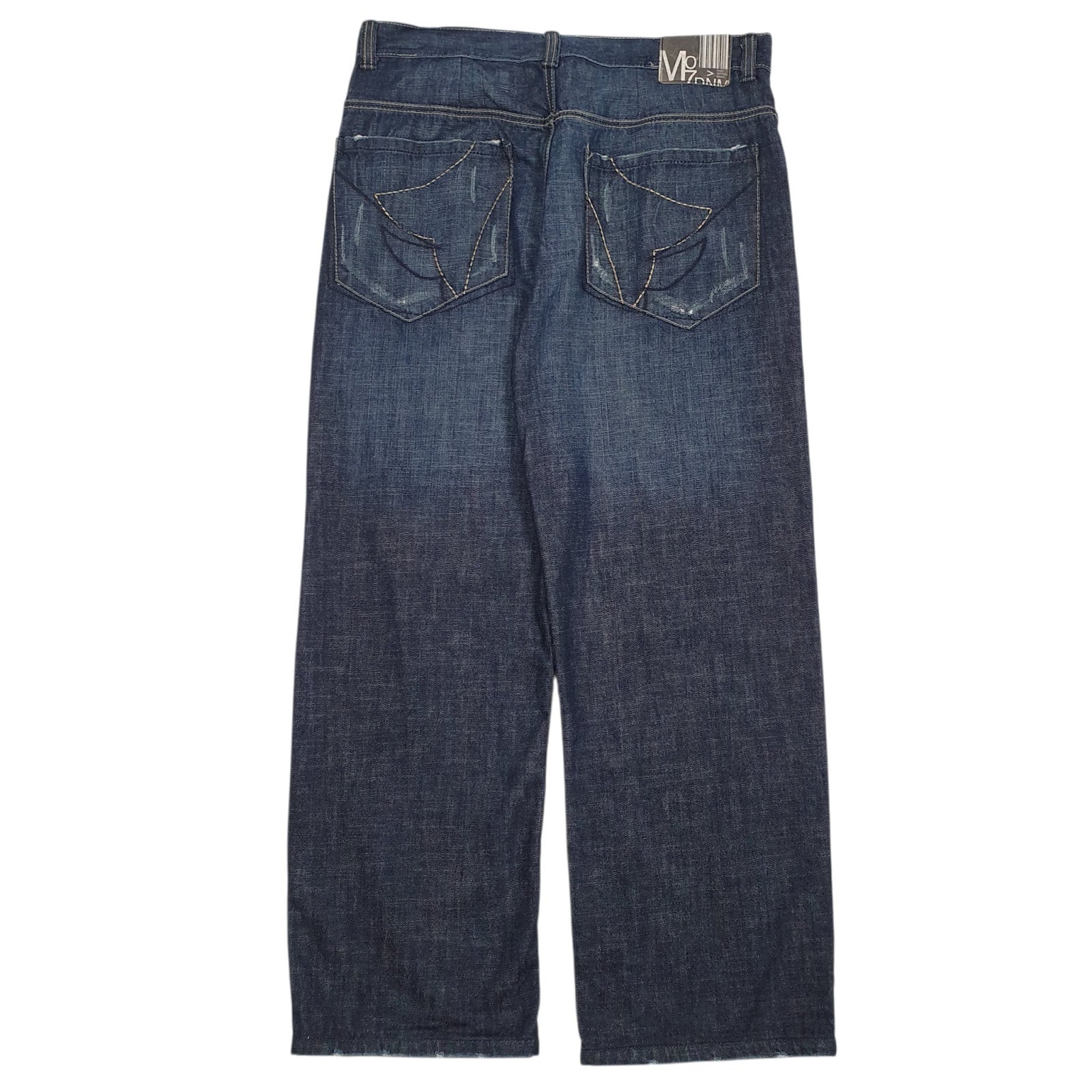 Mens Blue M07 Distressed  Jeans