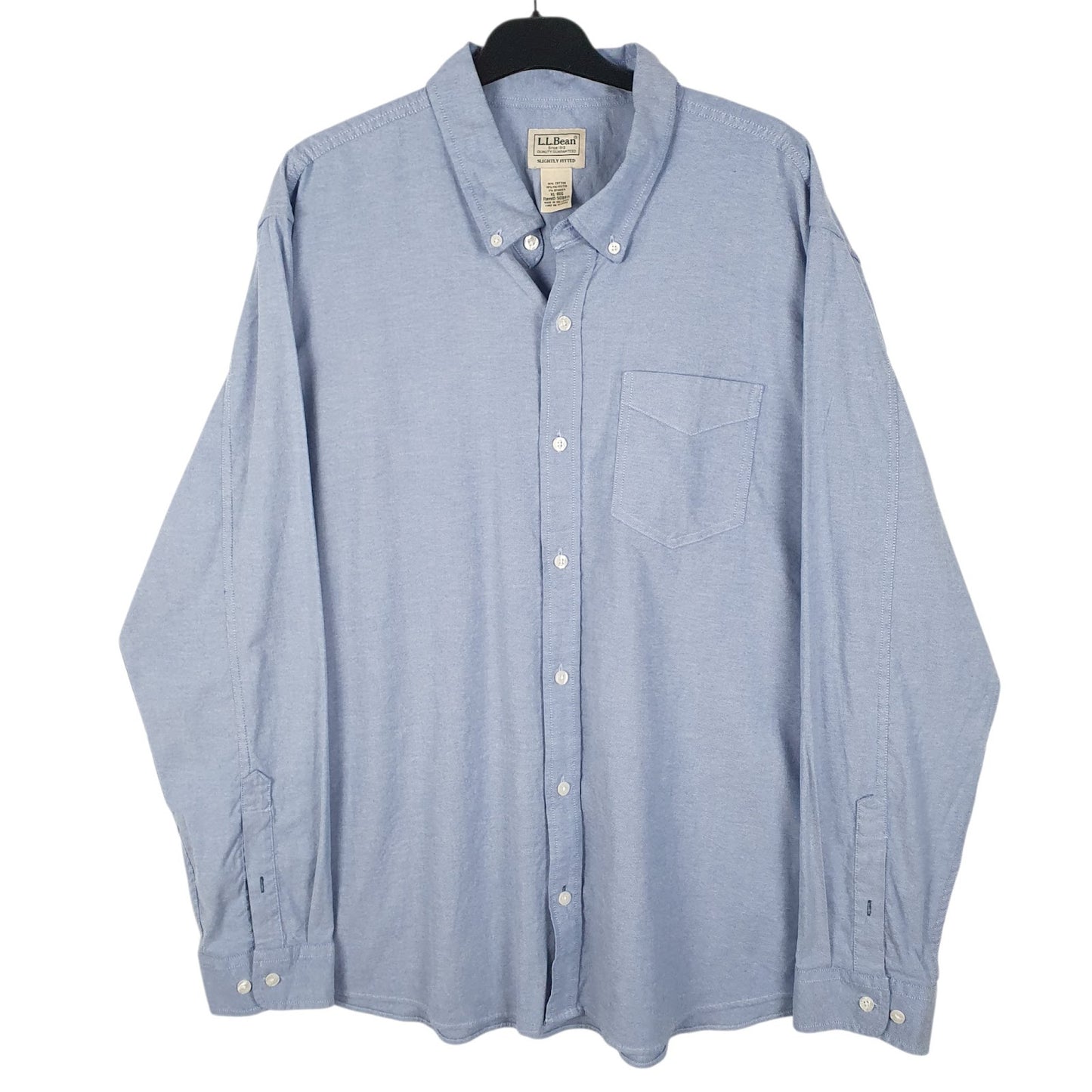 Mens Blue L.L.Bean  Long Sleeve Shirt