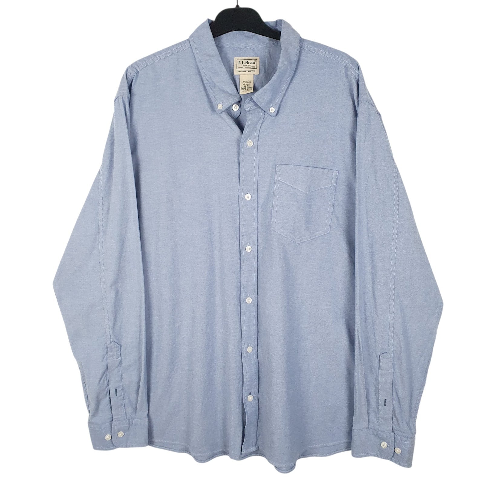 Mens Blue L.L.Bean  Long Sleeve Shirt