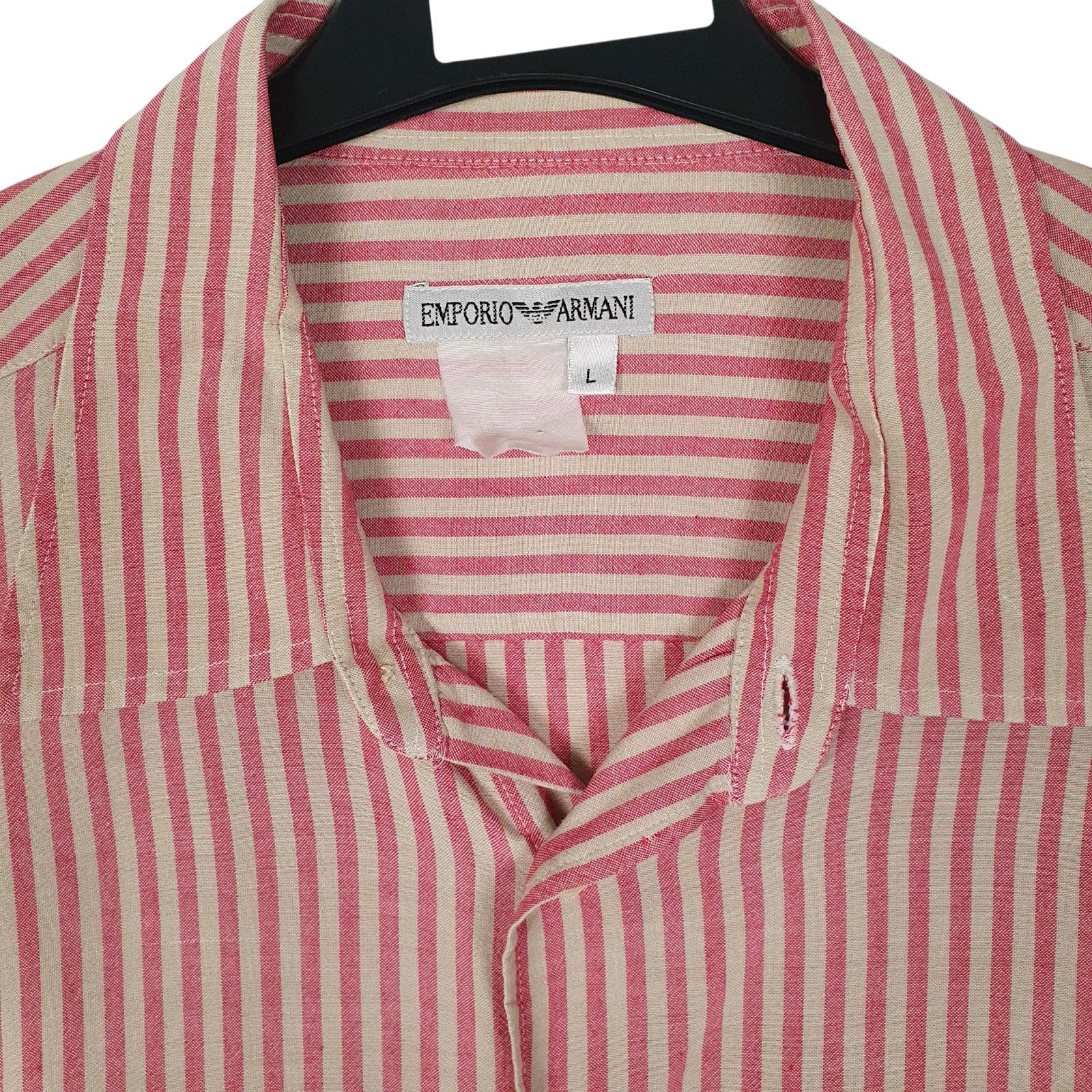 Mens Pink Emporio Armani   Shirt