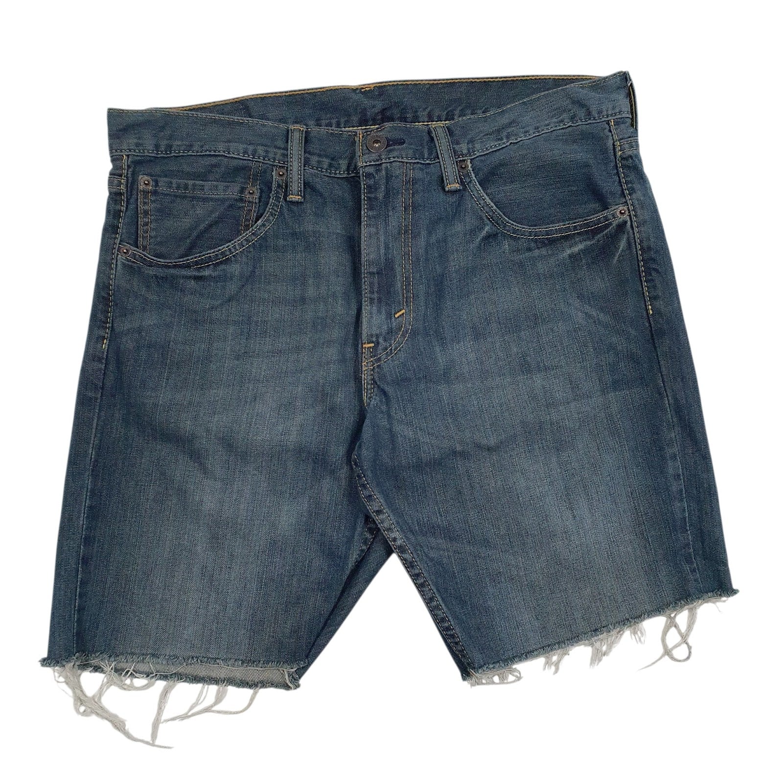 Mens Blue Levis  Denim Shorts