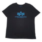 Mens Black Alpha Industries Spellout Short Sleeve T Shirt