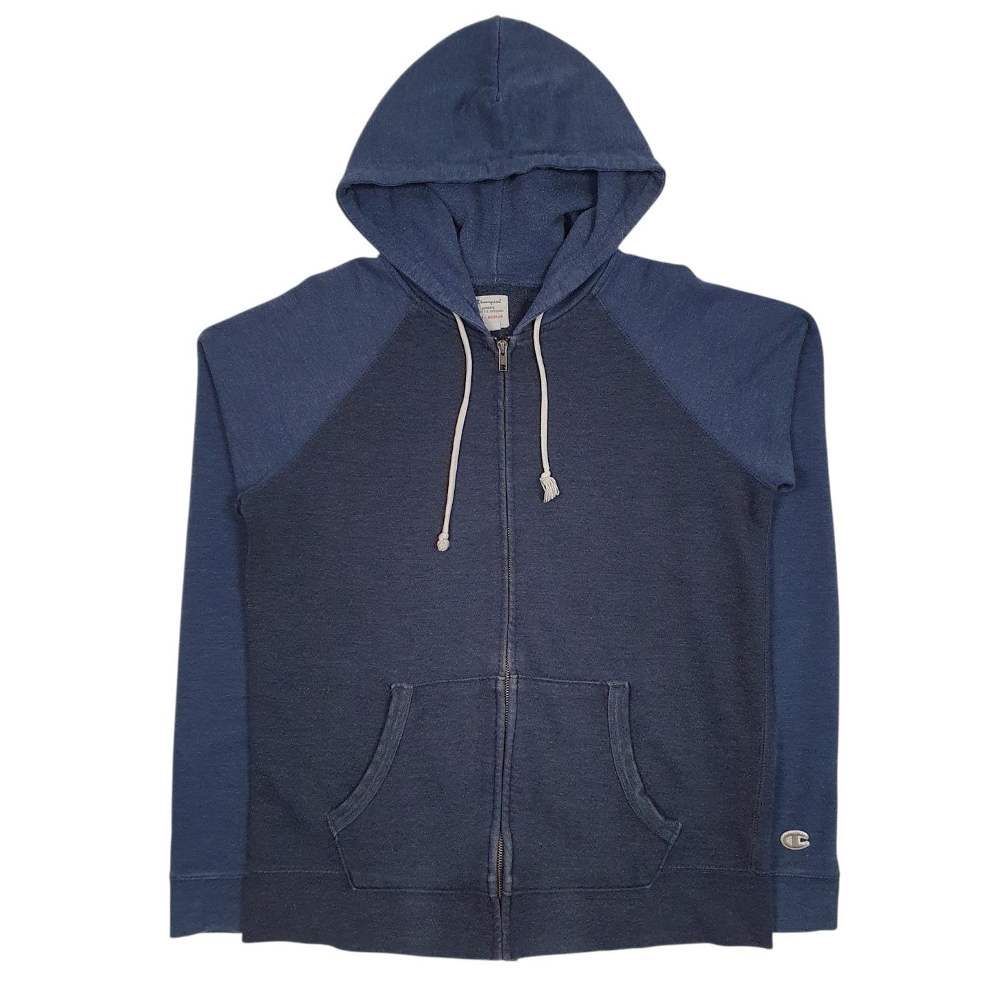 Mens Blue Champion  Full Zip Jumper