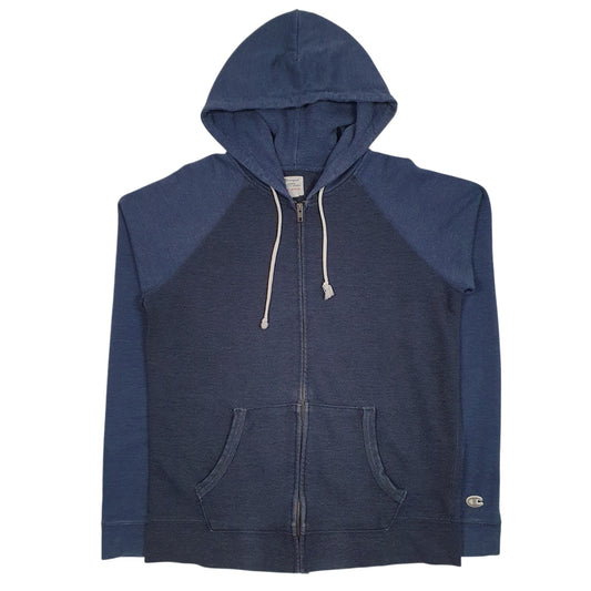 Mens Blue Champion  Full Zip Jumper
