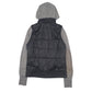 Womens Black Puma Padded Full Zip Jumper