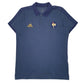 Mens Blue Adidas Clinalite France Short Sleeve Polo Shirt