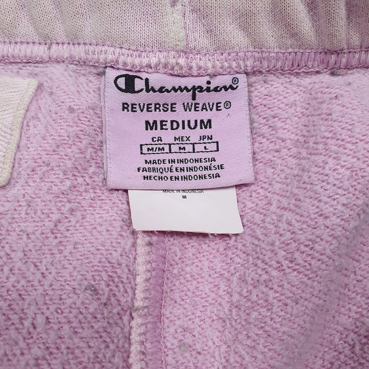 Mens Pink Champion Reverse Weave Hoodie Trousers