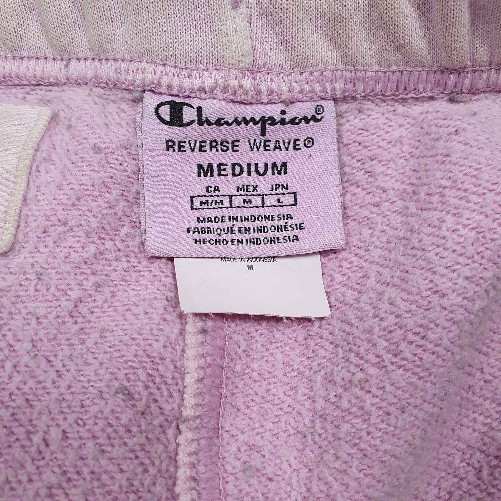 Mens Pink Champion Reverse Weave Hoodie Trousers