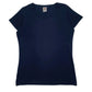 Womens Navy Fruit Of The Loom  Short Sleeve T Shirt