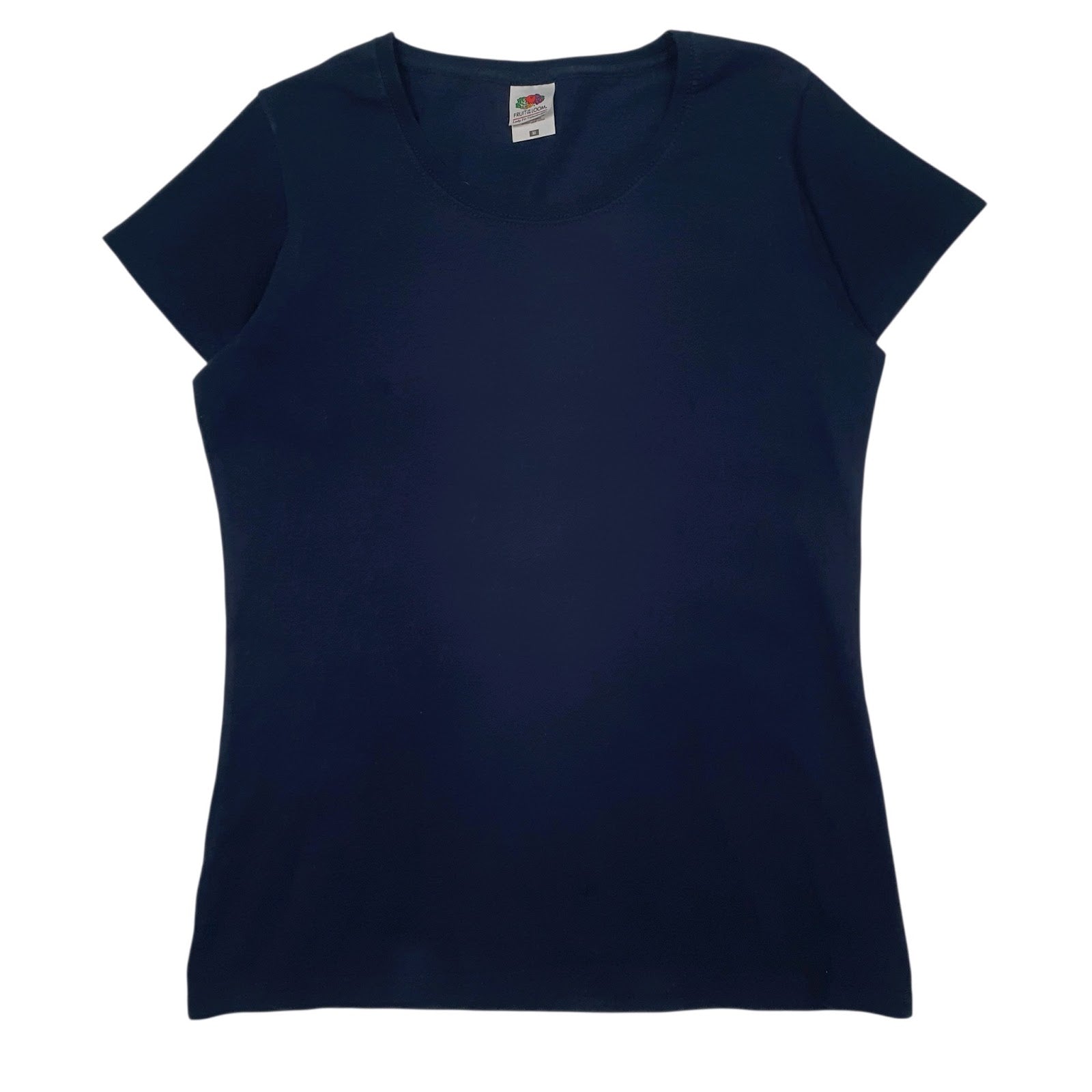 Womens Navy Fruit Of The Loom  Short Sleeve T Shirt