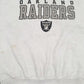 Mens Grey Pro Player Vintage 90s NFL Oakland Raiders Crewneck Jumper