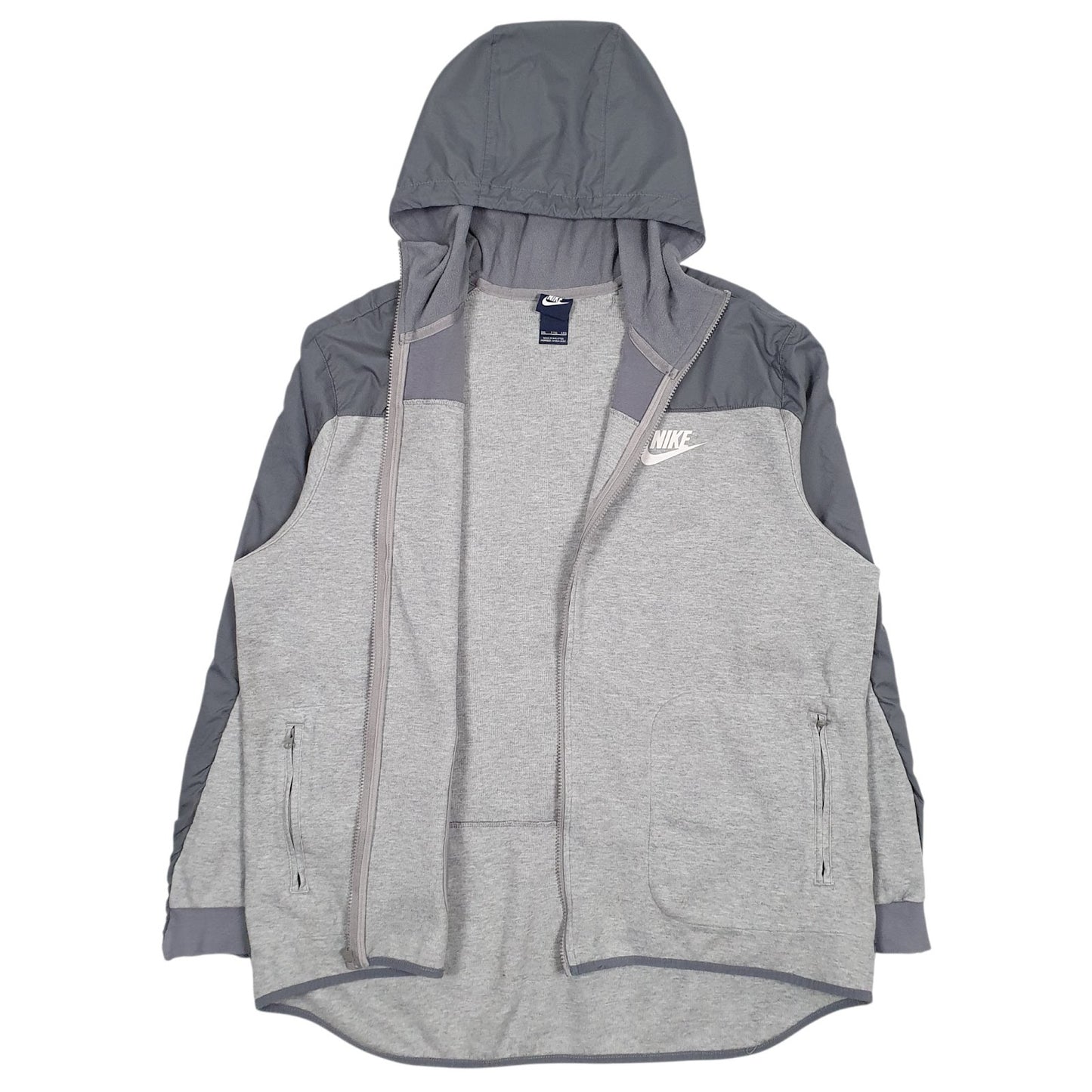 Mens Grey Nike  Full Zip Jumper