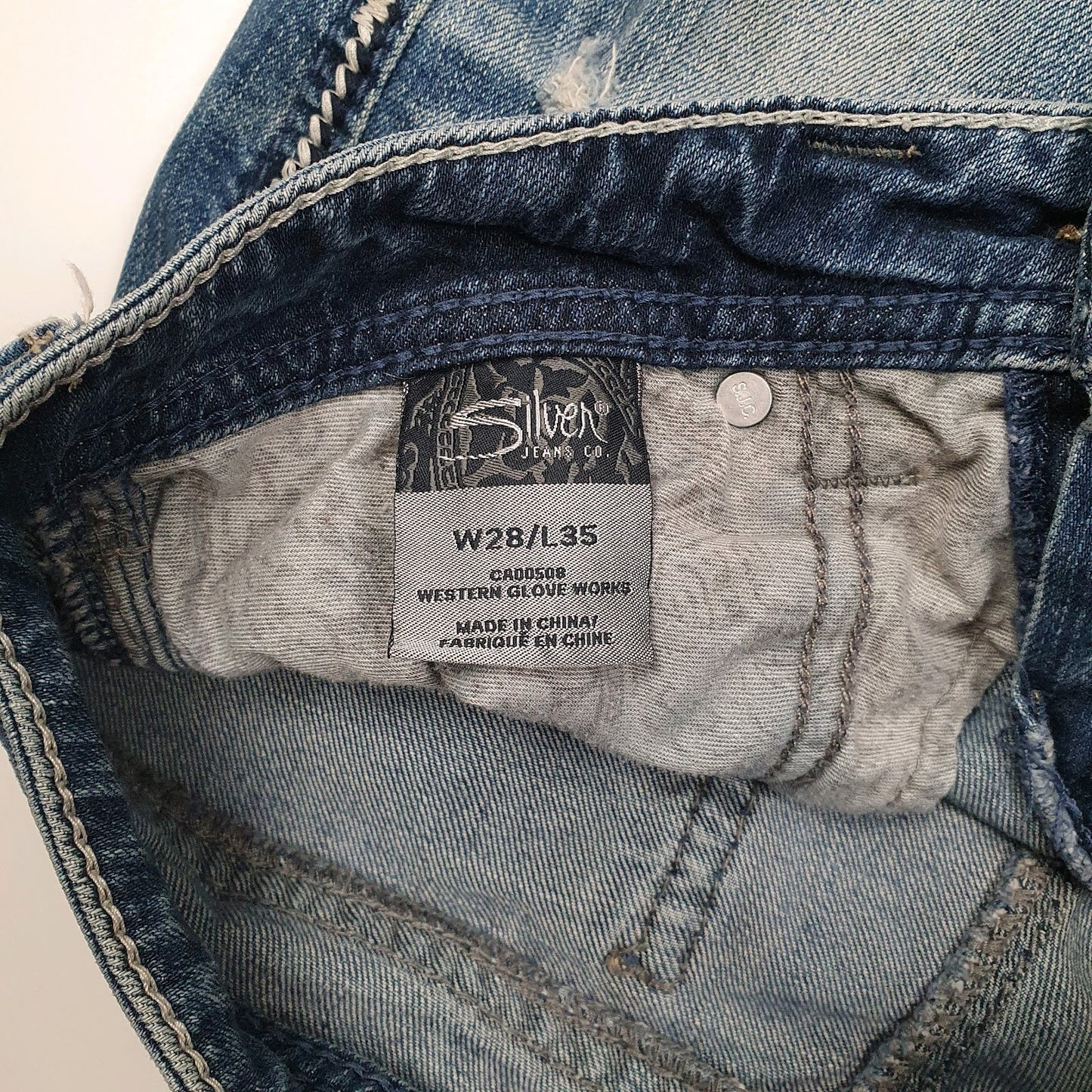 Womens Blue Silver Jeans Co   Shorts