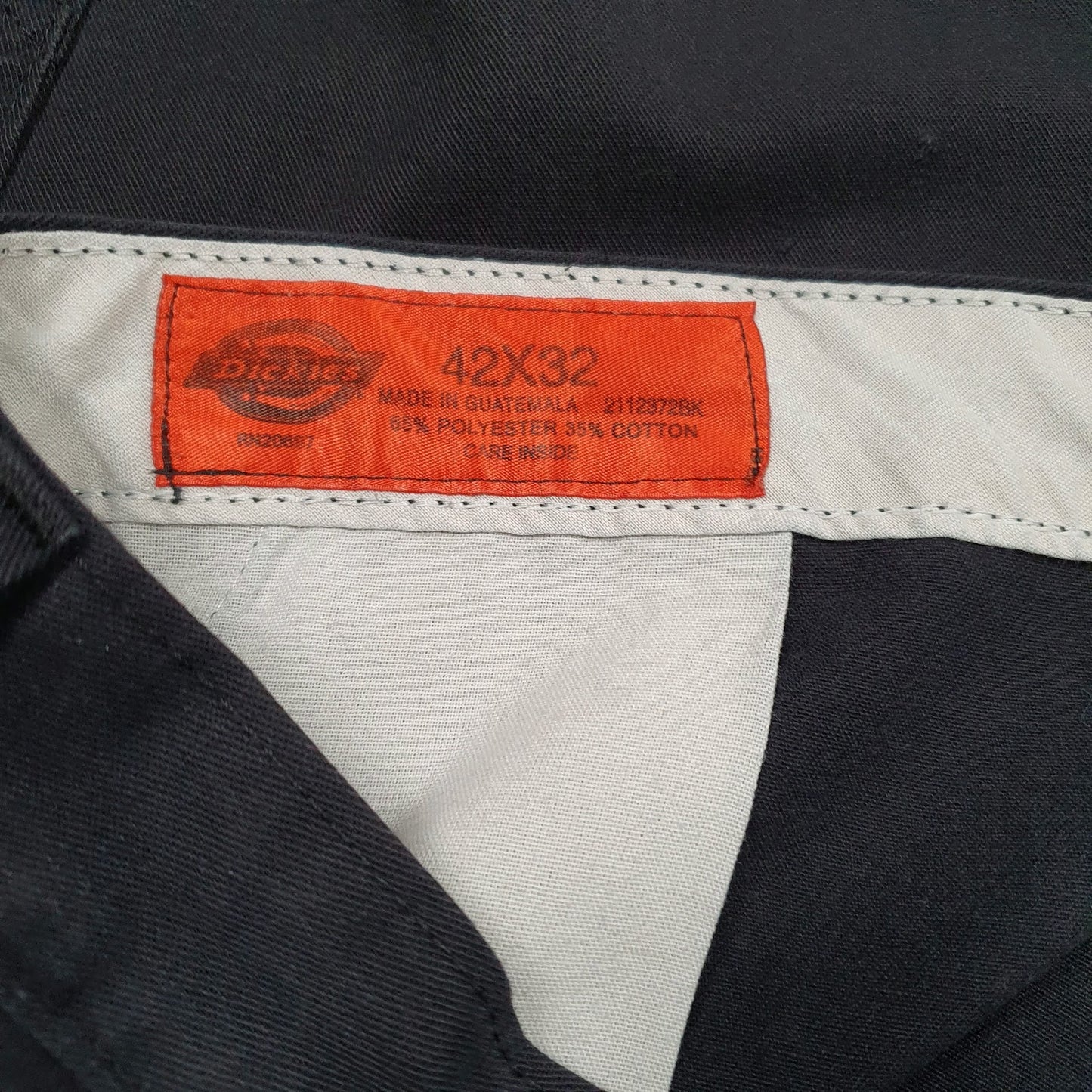 Mens Black Dickies Workwear  Trousers