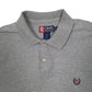 Mens Grey Ralph Lauren Vintage 90s Quarter Zip Polo Shirt