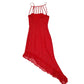 Womens Red Ottavia Piragino Ballroom Latin  Dress