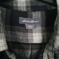 Mens Black Eddie Bauer Flannel  Shirt