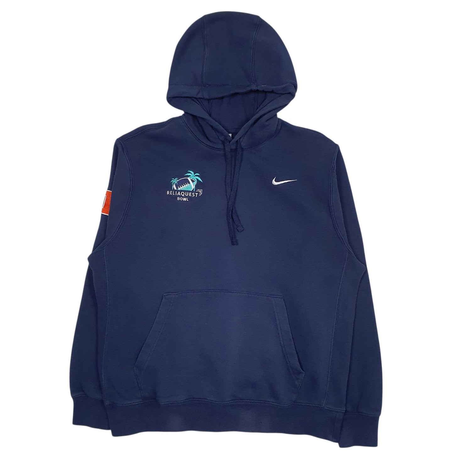 Mens Navy Nike Reliaquest Bowl Hoodie Jumper