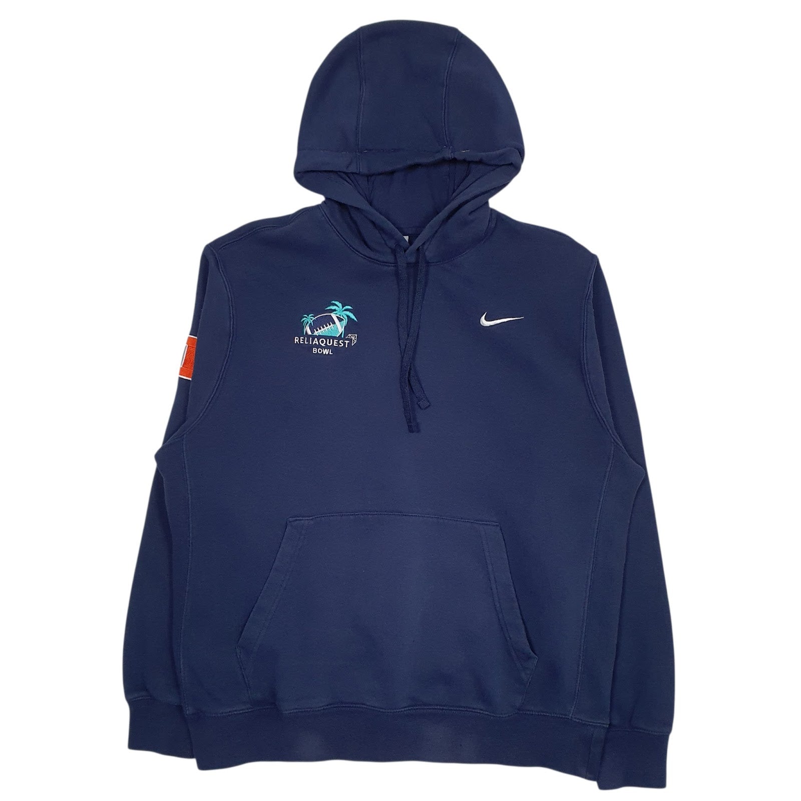 Mens Navy Nike Reliaquest Bowl Hoodie Jumper