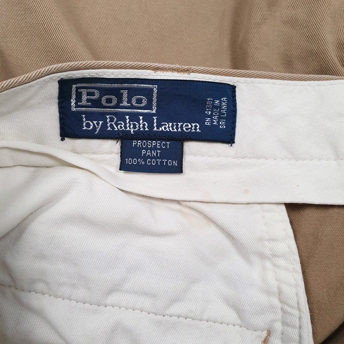 Mens Brown Polo Ralph Lauren Prospect Pant  Trousers