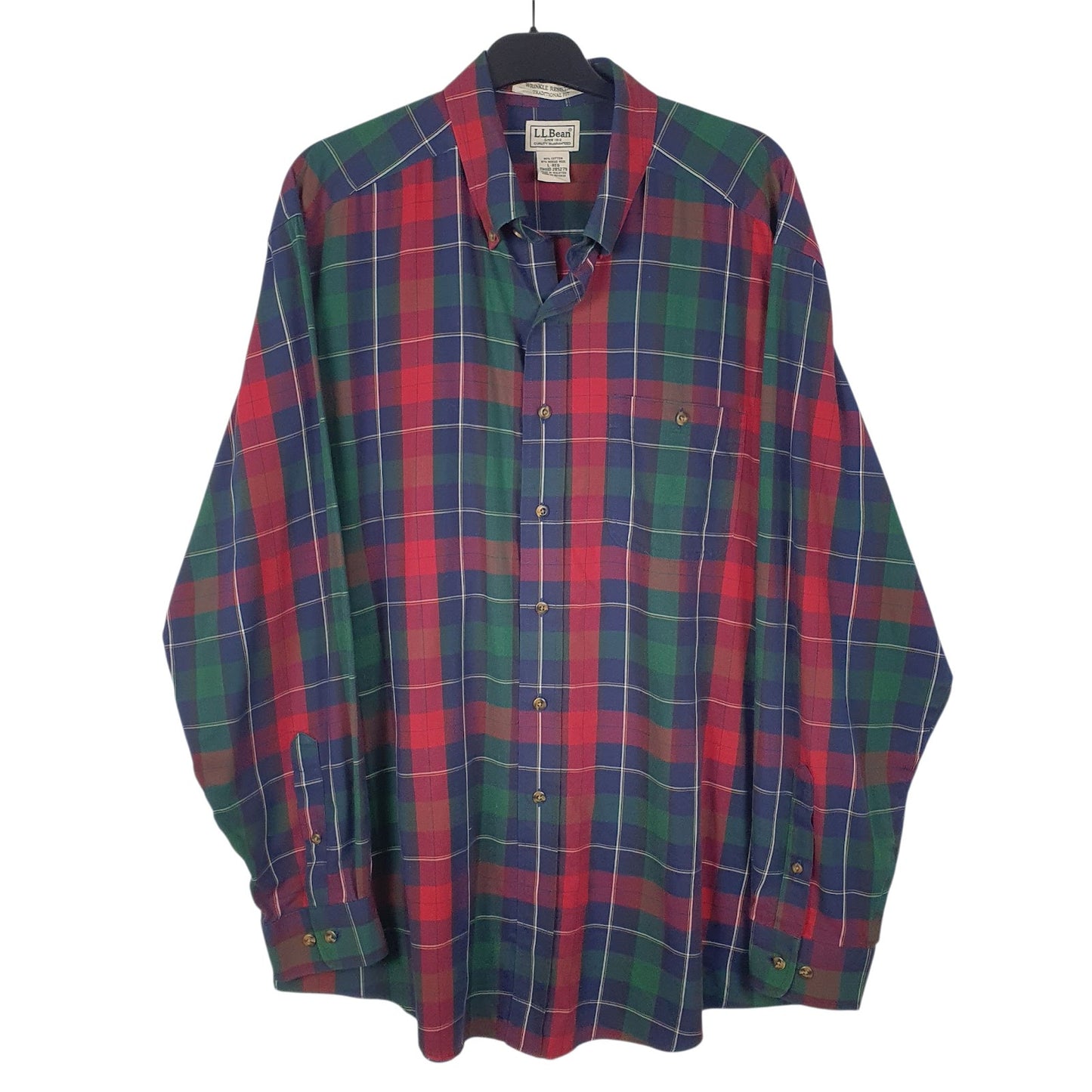 Mens Navy L.L.Bean  Long Sleeve Shirt