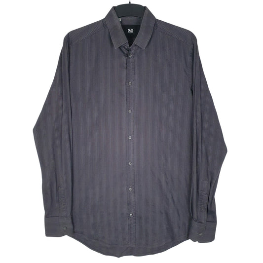 Mens Grey Dolce & Gabbana  Long Sleeve Shirt