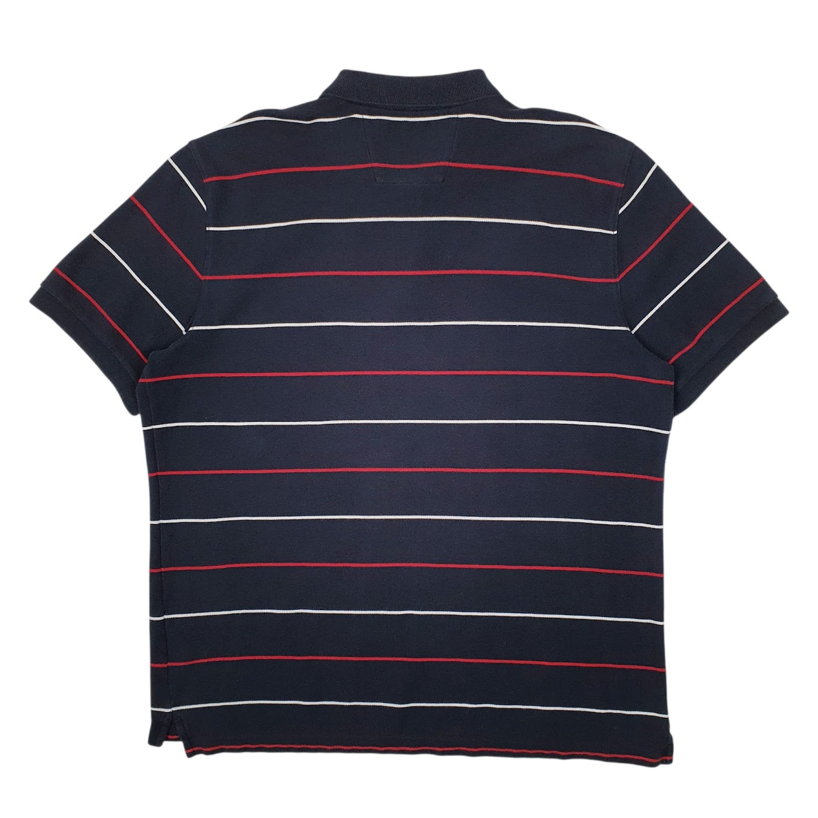 Mens Navy Nautica  Hoodie Polo Shirt
