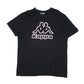 Mens Black Kappa  Short Sleeve T Shirt
